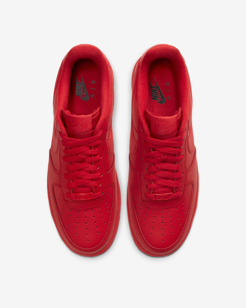 Nike air force hot sale 1 full red